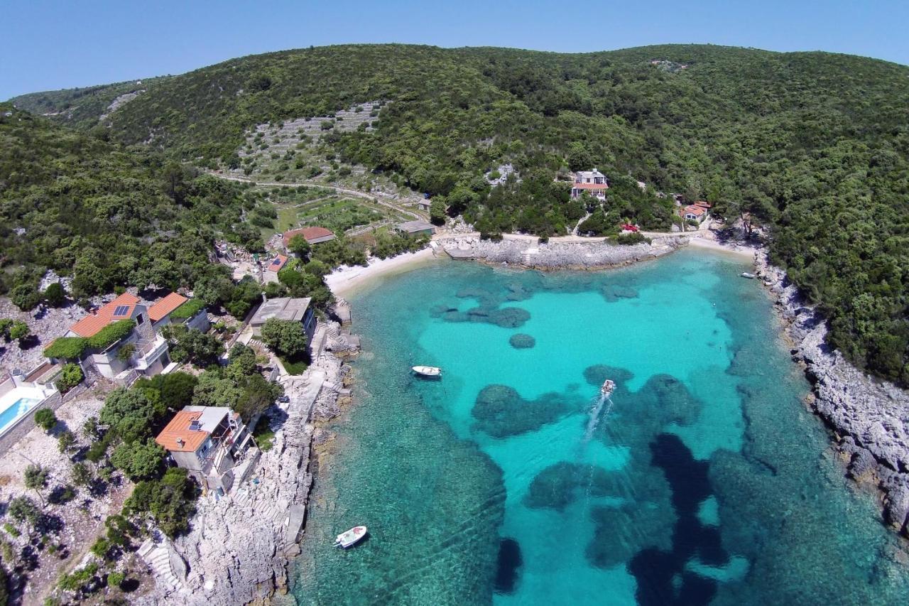 Seaside House For Families With Children Cove Rasohatica, Korcula - 4386 Lumbarda Exterior foto